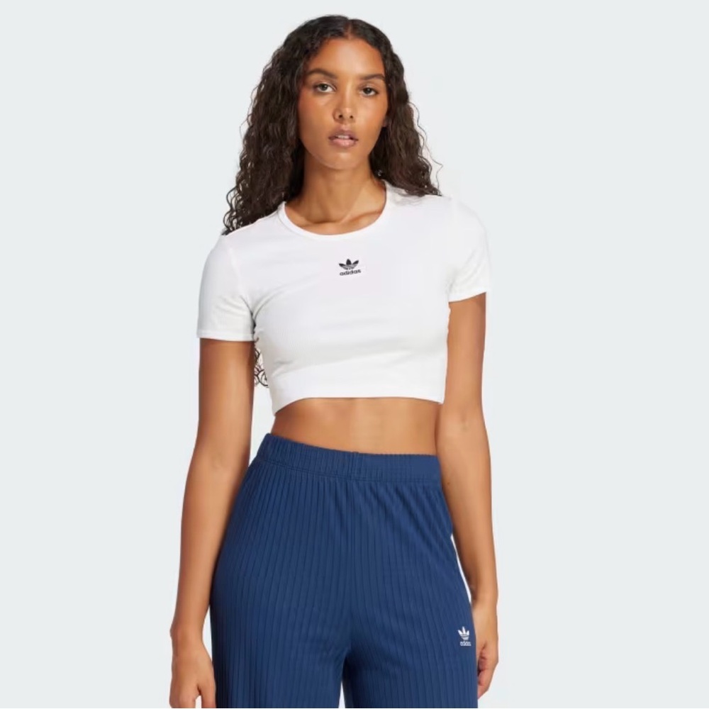 Adidas Women's Classic White Crop Top